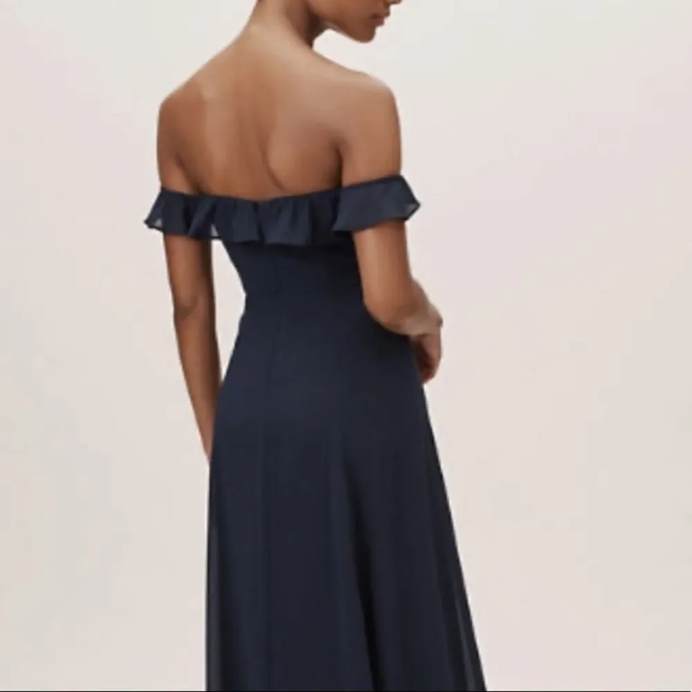 NWT BHLDN MACAU WHIPPED NAVY BLUE DRESS SIZE 0